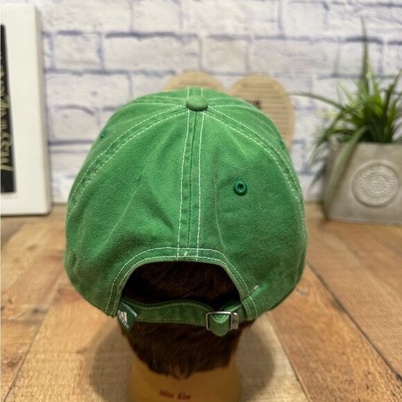 Adidas Clover Green Cotton Adjustable Strap Back Baseball Cap - Picture 5 of 7